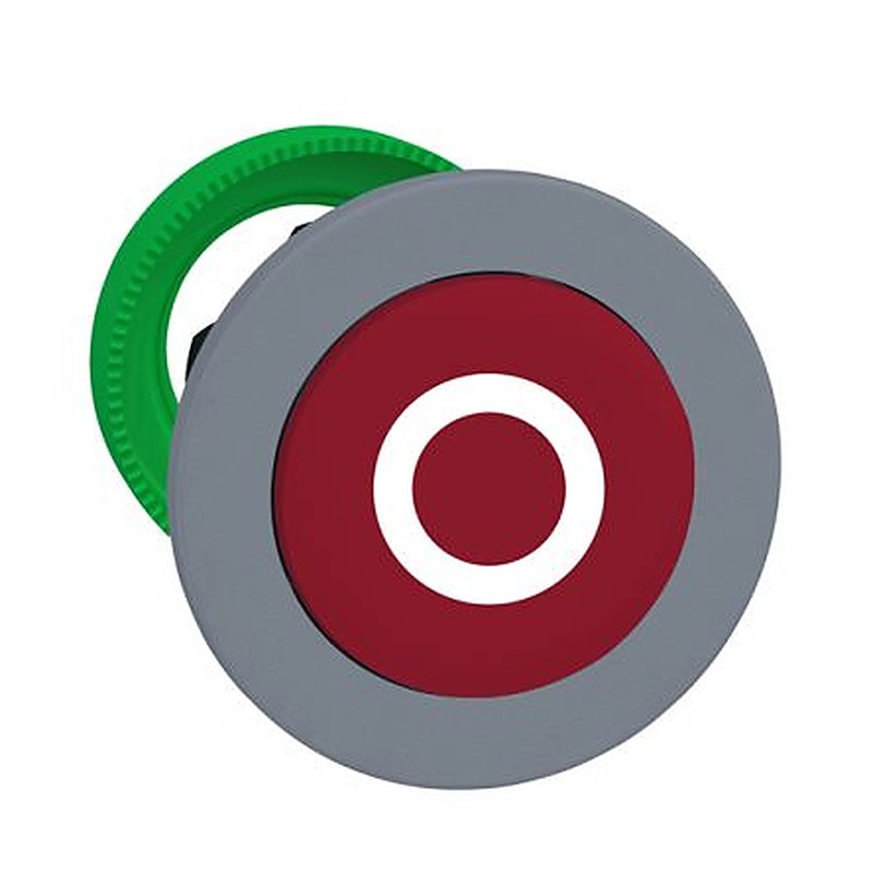 Schneider Electric ZB5F Series Red Push-in Push Button Head, 30.5 mm Cutout, IP66, IP67