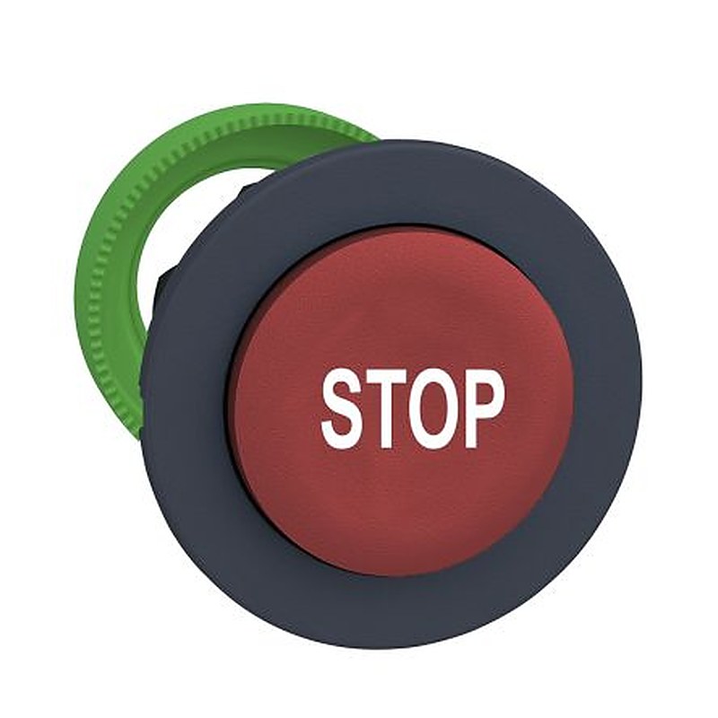 Schneider Electric Harmony XB5 Series Red Momentary Push Button Head, 30 mm Cutout, IP67, IP69K, IP66