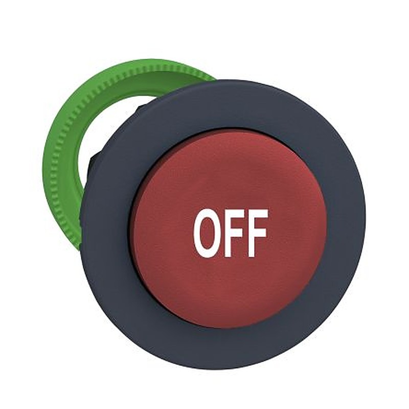 Schneider Electric Harmony XB5 Series Red Momentary Push Button Head, 30 mm Cutout, IP66, IP67, IP69K