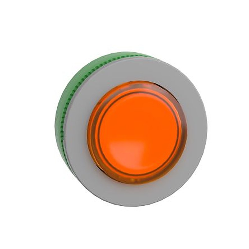 Schneider Electric Harmony Series Orange Spring Return Push Button Head, 30.5 mm Cutout, IP67, IP66