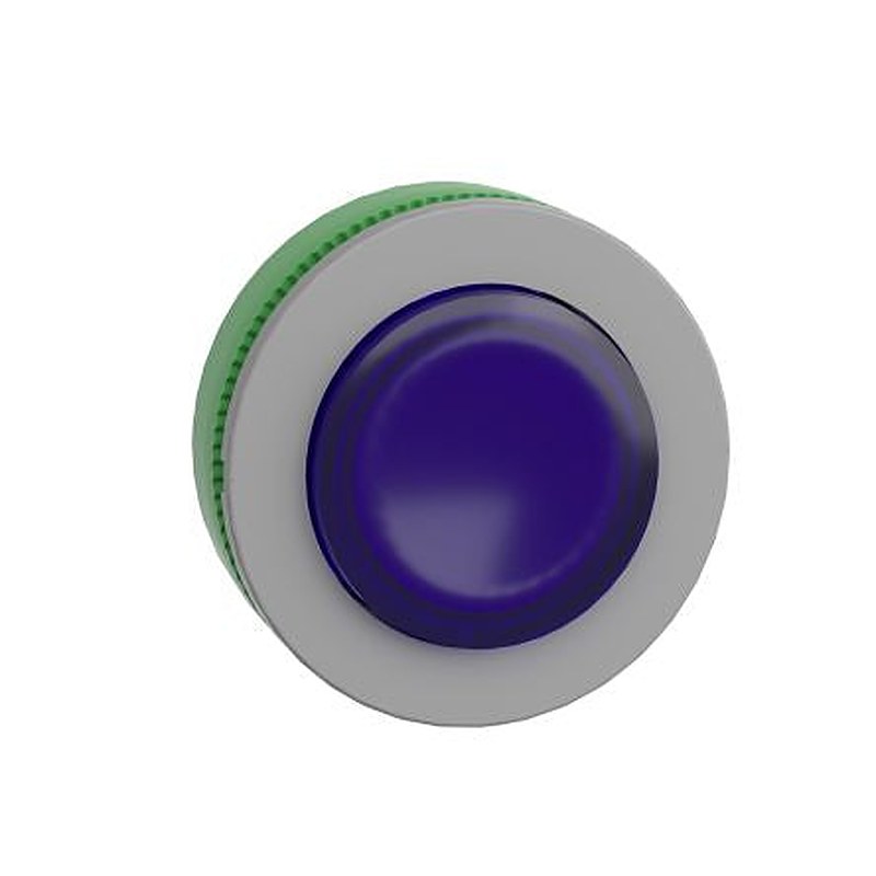 Schneider Electric Harmony XB5 Series Blue Spring Return Push Button Head, 30.5 mm Cutout, IP67