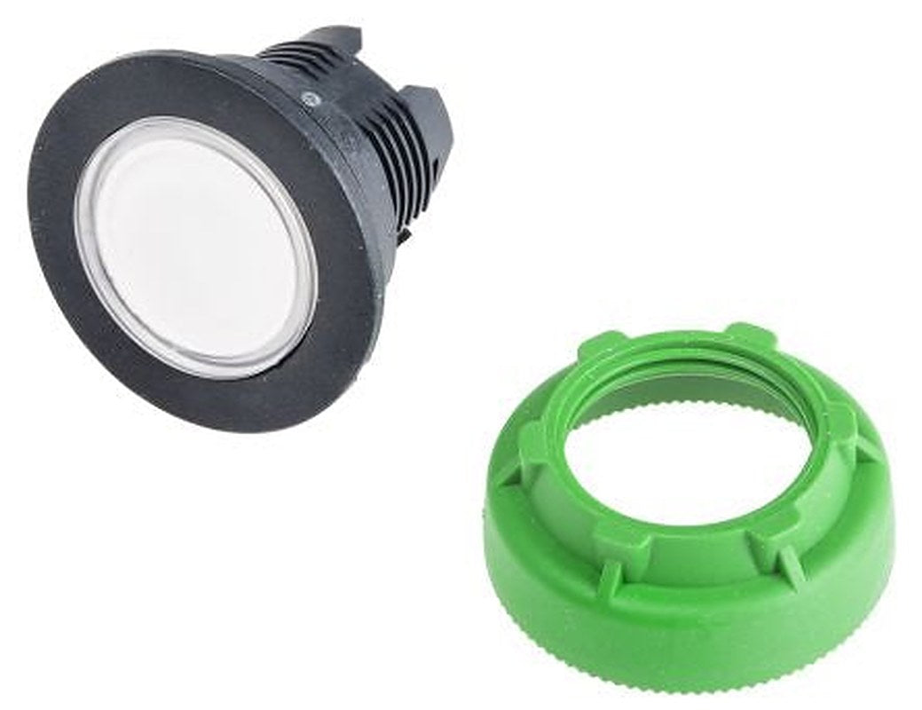 Schneider Electric Harmony XB5 Series White Momentary Push Button Head, 30 mm Cutout, IP66, IP67, IP69K