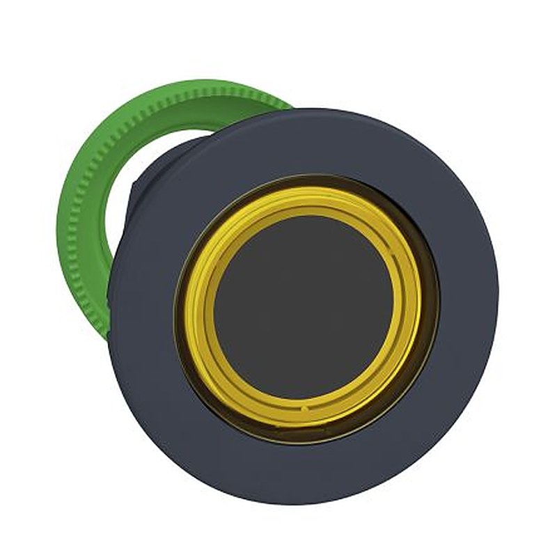 Schneider Electric Harmony XB5 Series Yellow Momentary Push Button Head, 30 mm Cutout, IP66, IP67