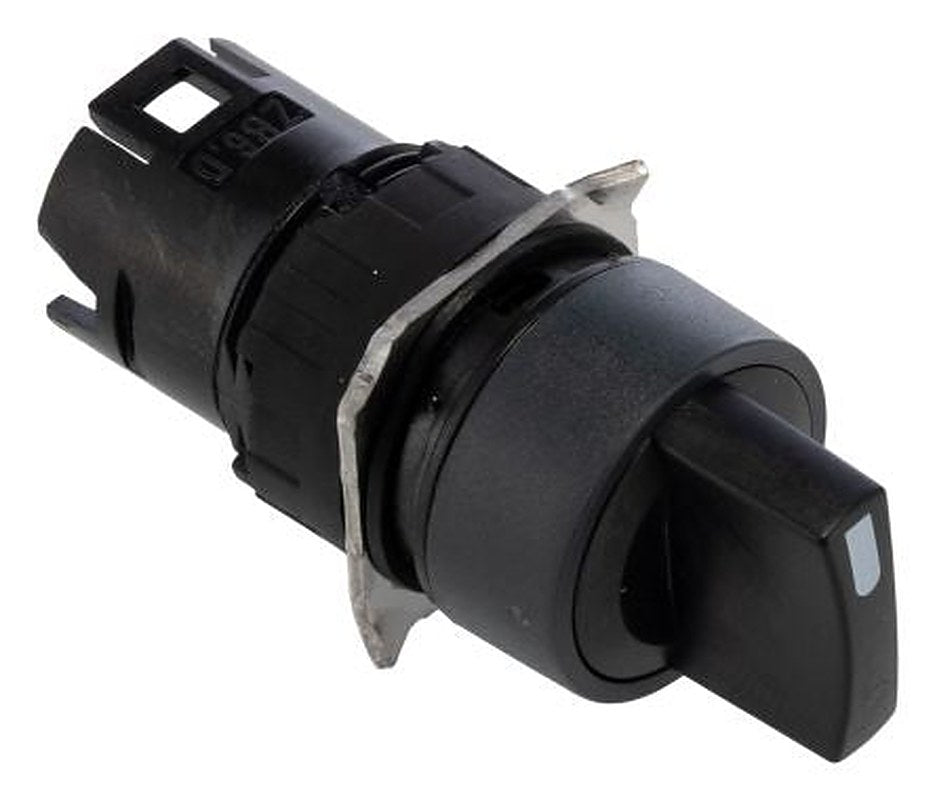 Schneider Electric Harmony XB6 Series 3 Position Selector Switch Head, 16 mm Cutout, Black Handle, IP65