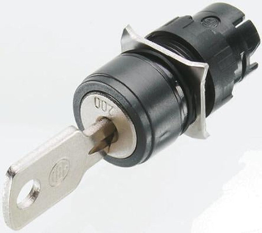 Schneider Electric Harmony XB6 3-position Key Switch Head, Latching, 16 mm Cutout