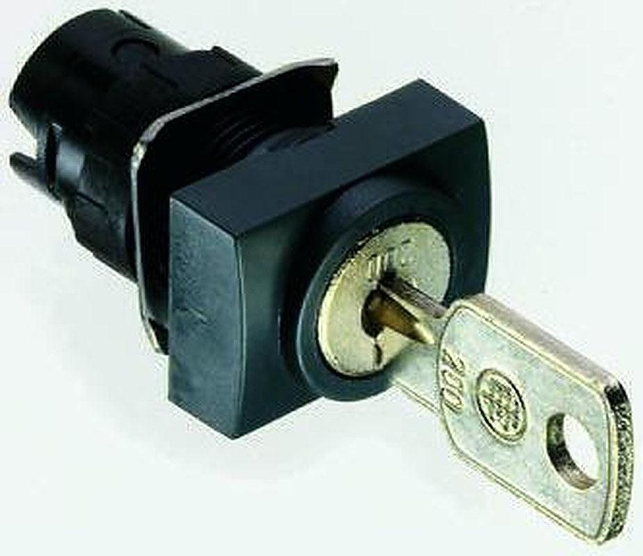 Schneider Electric Harmony XB6 2-position Key Switch Head, Latching, 16 mm Cutout