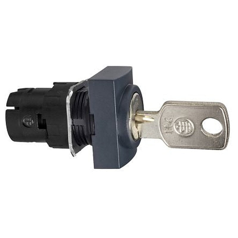 Schneider Electric Harmony XB6 2-position Key Switch Head, Spring Return, 16 mm Cutout