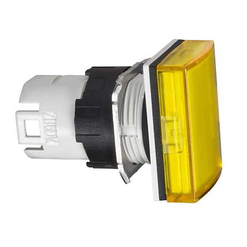 Schneider Electric Yellow Pilot Light Head, 16 mm Cutout Harmony Series