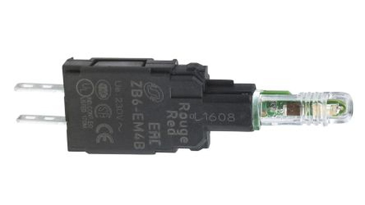 Schneider Electric Harmony XB6 Series Light Block, 240V ac/dc, Red Light