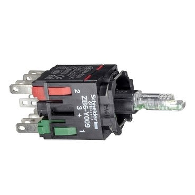 Schneider Electric Harmony Series Contact & Light Block, 24V, Yellow Light, 1 NO/1 NC