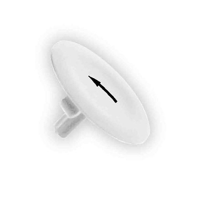 Schneider Electric White Push Button Cap for Use with Harmony XB5, Harmony XB4, Harmony XAL