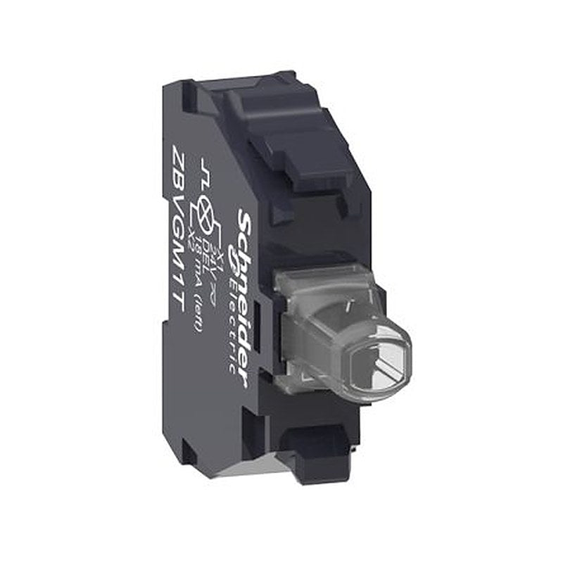 Schneider Electric ZBVG Series Light Block, 240V ac, White Light