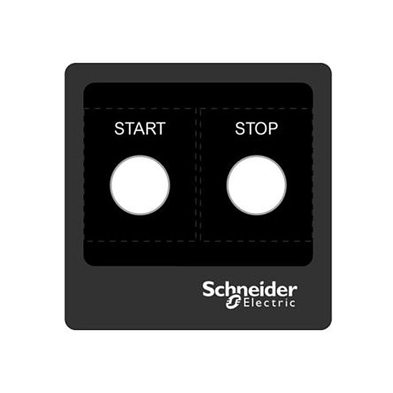 Schneider Electric Legend Plate for Use with Push Buttons, Pre-printed "Unmarked
