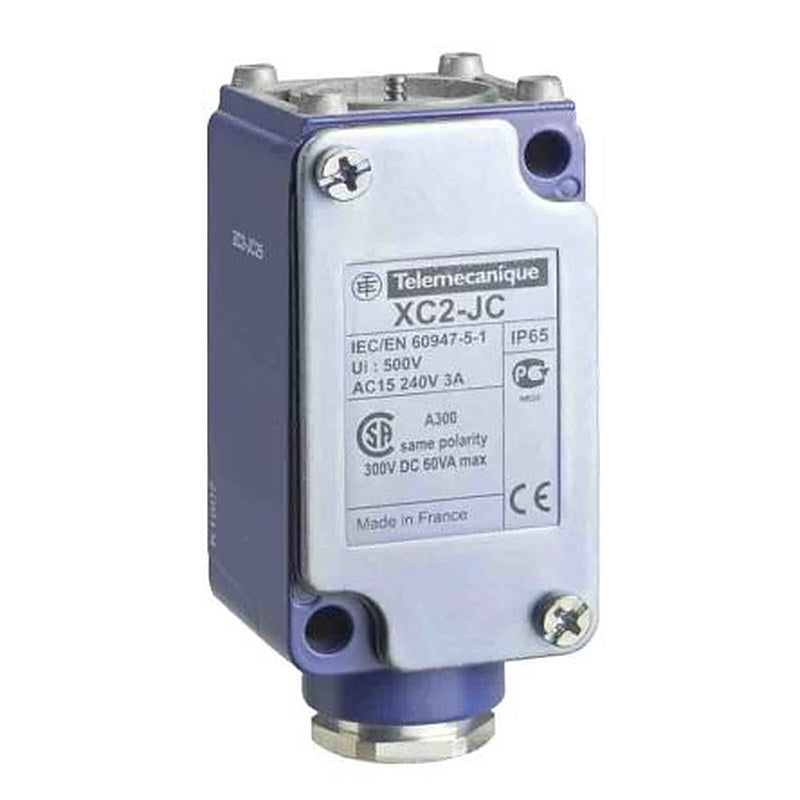 Telemecanique Sensors ZC2J Series Roller Lever Limit Switch, 2 CO, IP65, Metal Housing, 240V ac, 3A