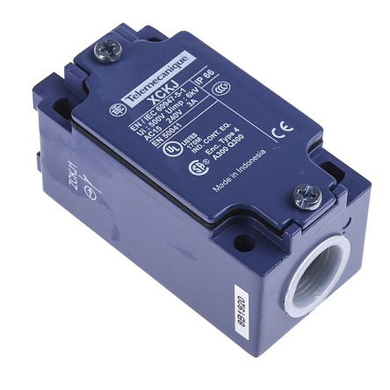 Telemecanique Sensors ZCKJ Series Limit Switch, 1 NO/1 NC, IP65, Metal Housing, 240V ac, 3A