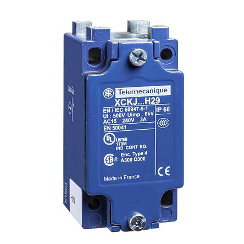 Telemecanique Sensors ZCKJ Series Limit Switch, 2P, IP66, Metal Housing, 240V ac, 3A