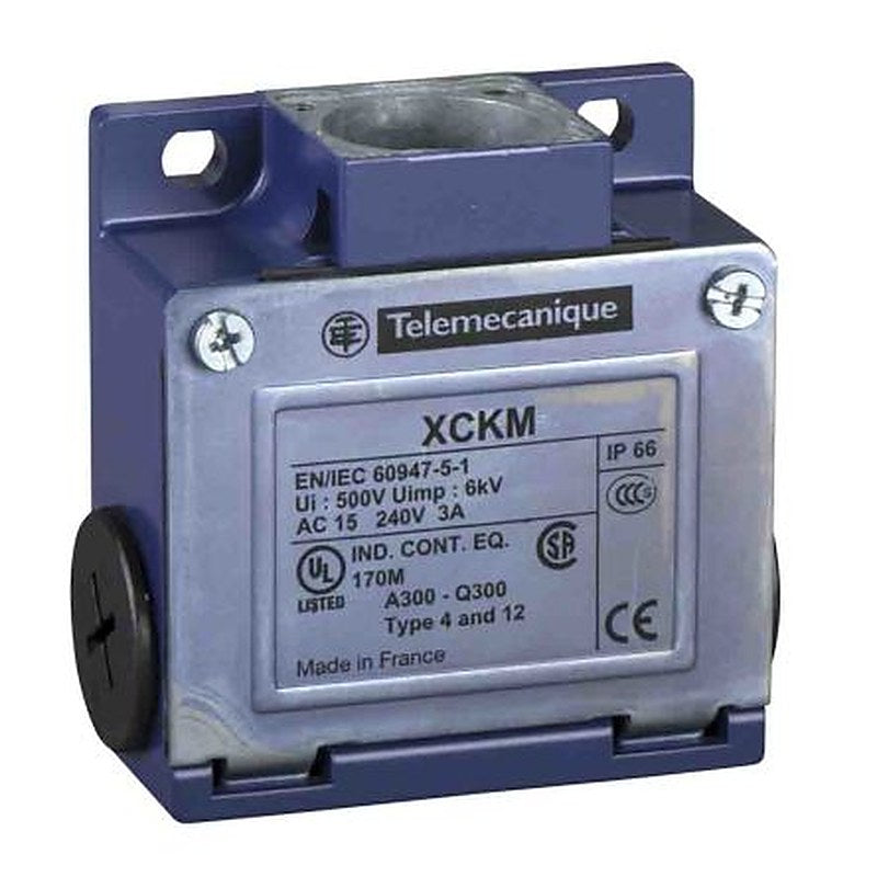 Telemecanique Sensors ZCKM Series Roller Lever Limit Switch, 1 NO/1 NC, IP66, Metal Housing, 240V ac, 3A