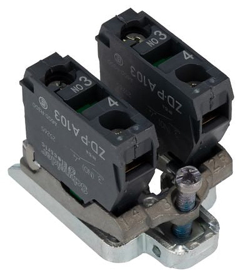 Schneider Electric Harmony Series Contact Block, 60V, 2 NO