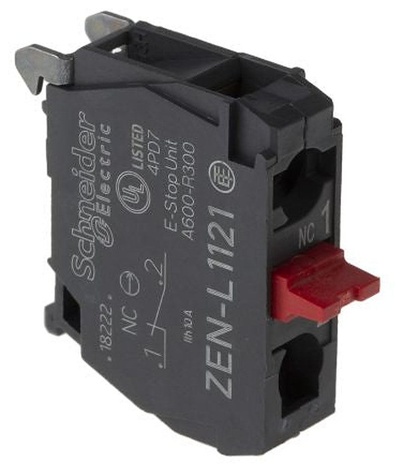 Schneider Electric Harmony Series Contact Block, 600V, 1 NC