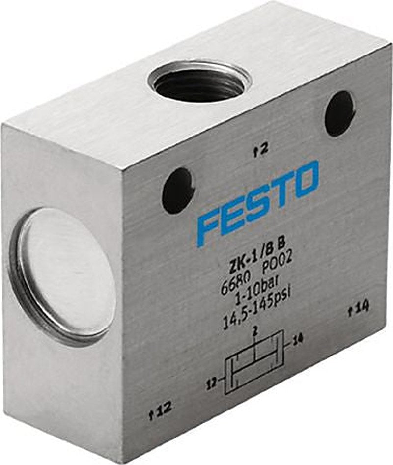 Festo ZK-1/8-B series 10 bar Pneumatic Logic Controller with AND function