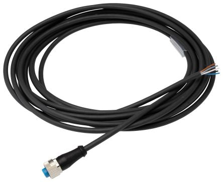 SICK Female 5 way M12, Straight to Unterminated 5 way Unterminated Sensor Actuator Cable, 5 m