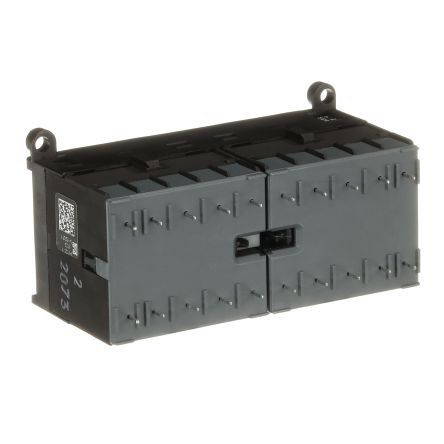 ABB GJL121 Contactor, 24V ac Coil, 3-Pole, 12 A, 4 kW 24V ac, 3 NO/1 NC, 690V