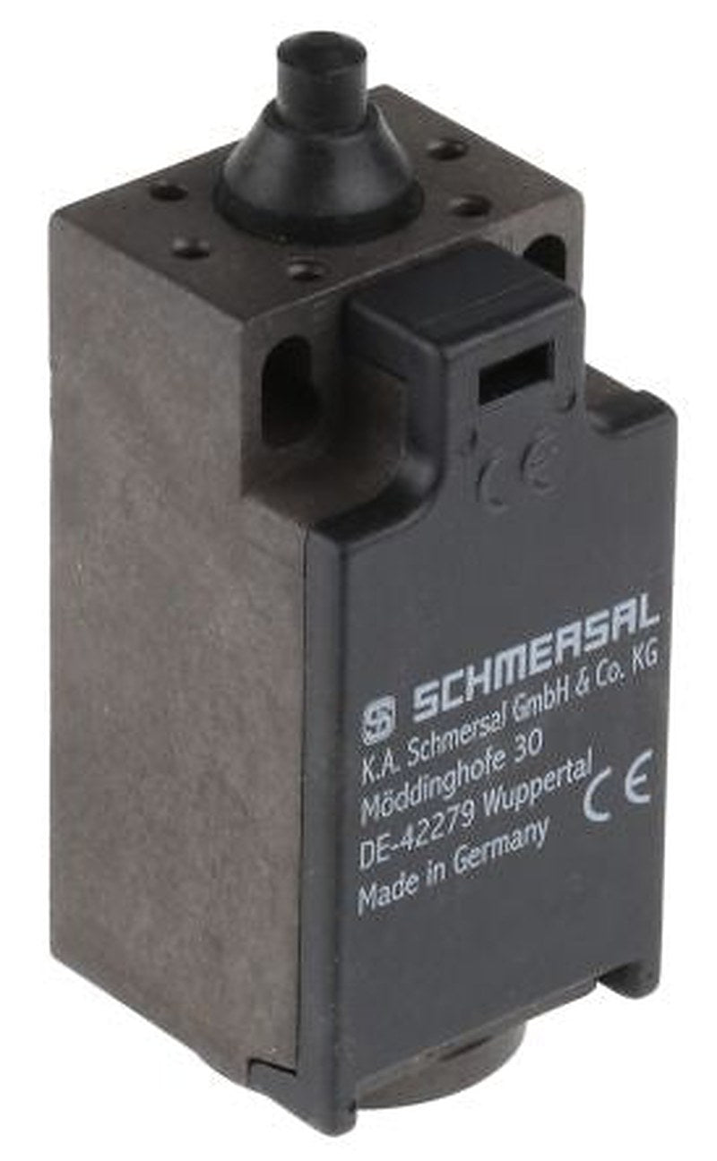 Schmersal ZS Series Plunger Limit Switch, DPDT, IP67, Thermoplastic Housing, 230V ac, 4A