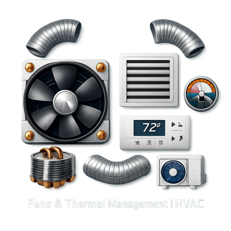 Fans & Thermal Management|HVAC